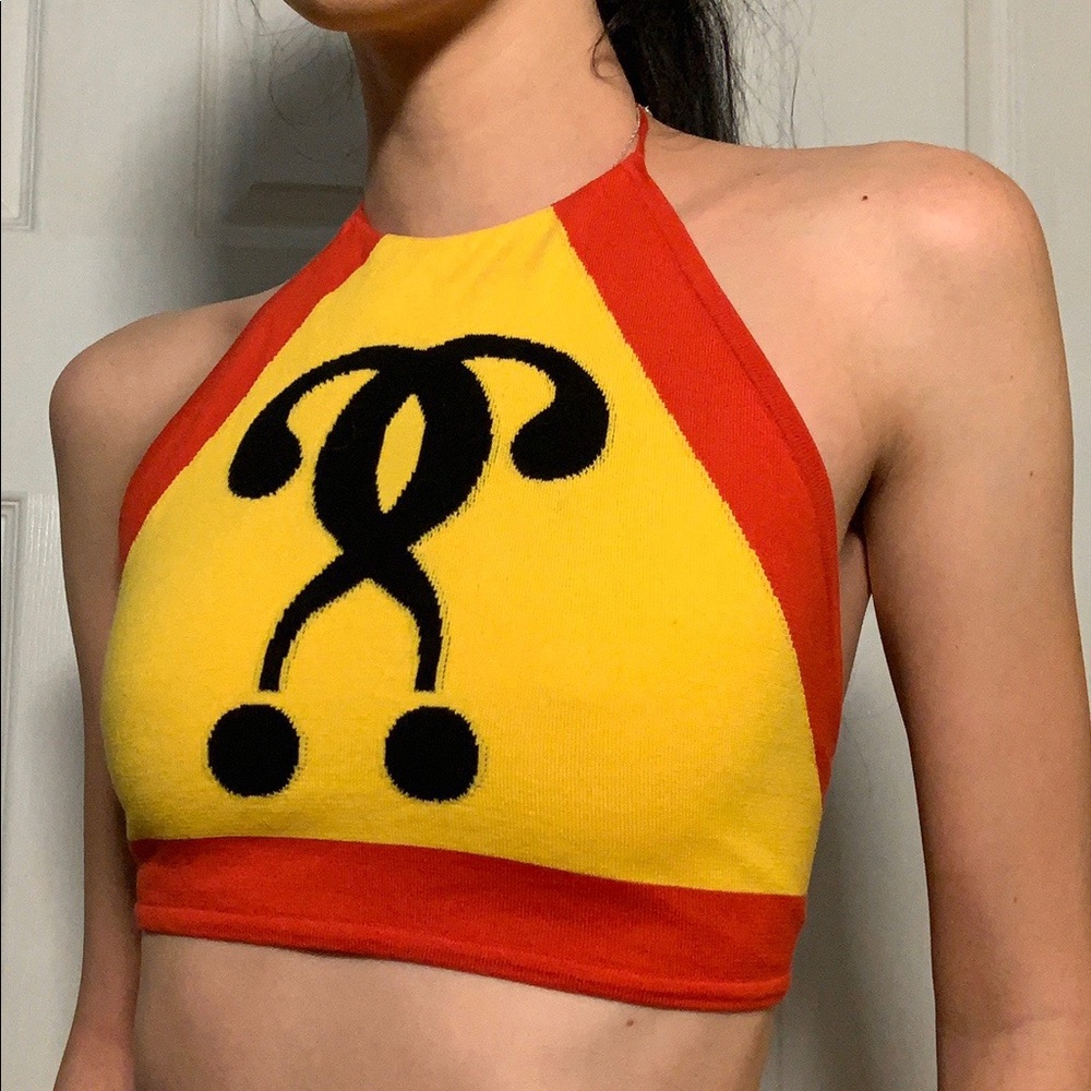 MOSCHINO halter top ⚠️